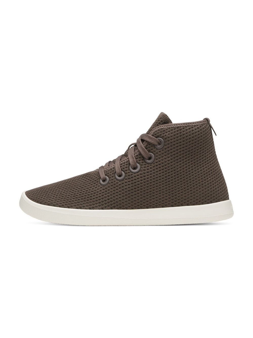 Allbirds Tree Toppers Mid Top Sneakers | Espresso Brown & Navy | Women’s 7
